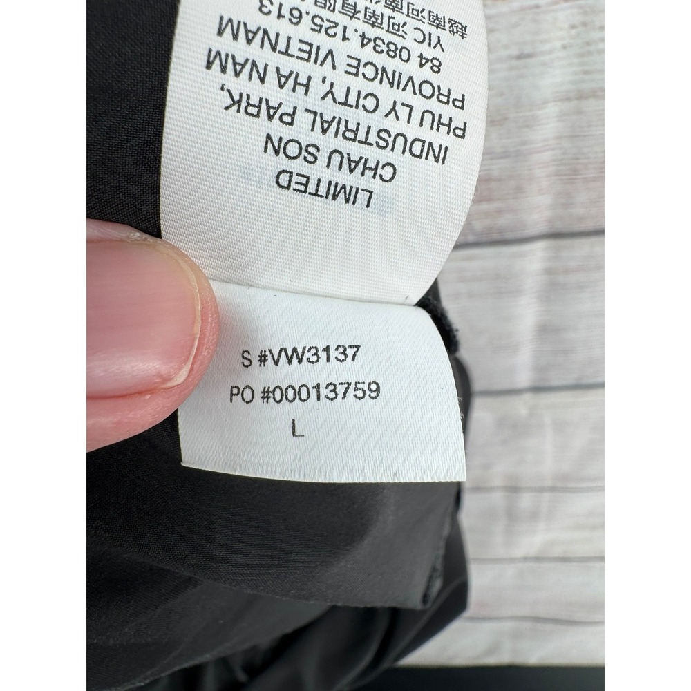 Vuori Villa Utility Romper Women Large Black Cargo Henley VW3137 - Picture 5 of 7
